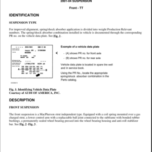 Front Suspension Manual