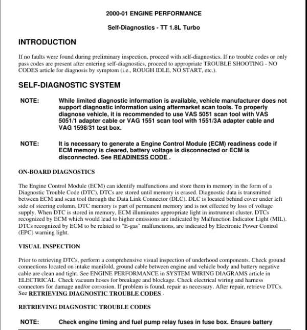 Tests With Codes Manual