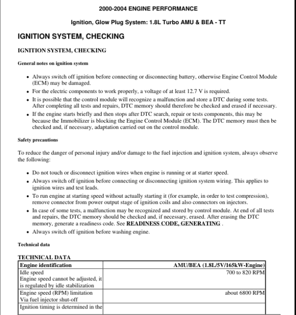 Ignition System Manual