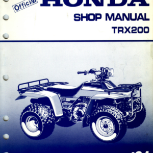 Fourtrax 200 Manual