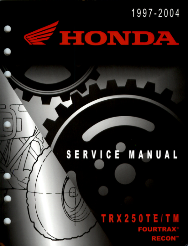 Honda Recon Repair 2004 Manual