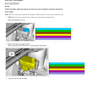 Component Bleeding Vehicles With Vacuum Brake Booster G2223338 Manual