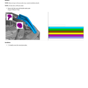 Bodyside Anchor Point G2239183 Manual