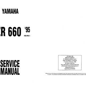 Yamaha SZR660 95 Manual