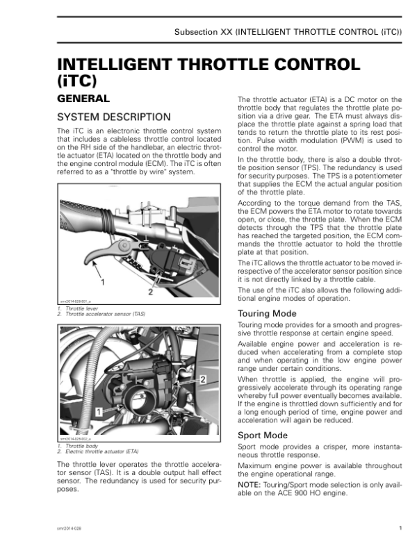 Intelligent Throttle Control (iTC) Manual