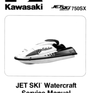 Kawasaki JetSki 750SX Shop Manual