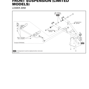 SSV Front Suspension (Commander Limited Models) Shop supp. 219100899 010 Manual