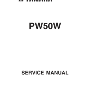 Yamaha Pw50 2007 2012 1213 Manual