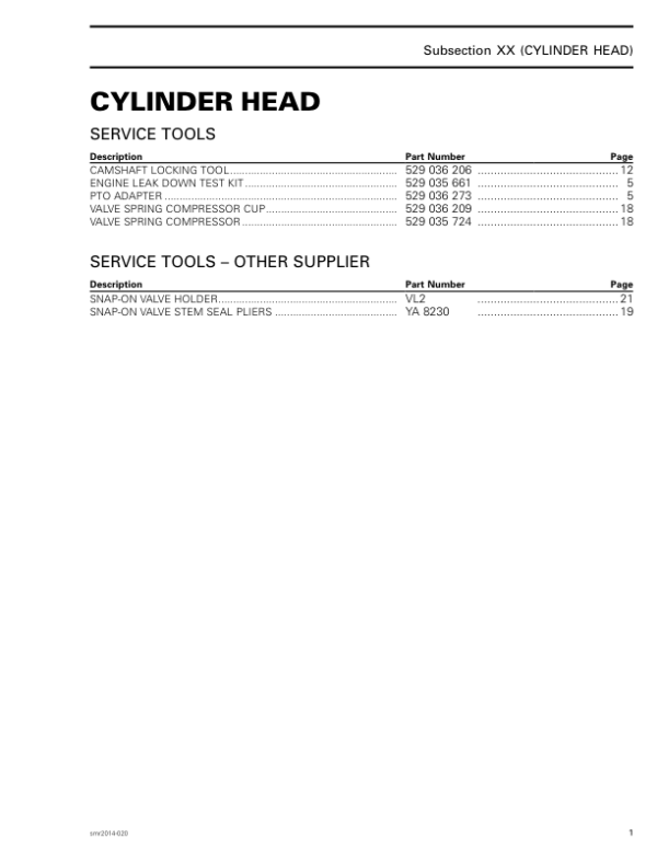 Cylinder Head Manual