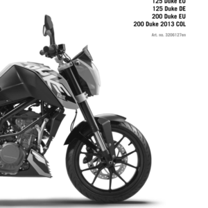 KTM Duke 125 Repair Manual