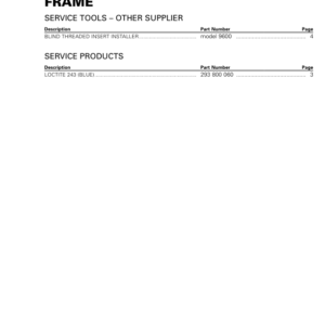 SSV S07 SS07 Frame Shop Maverick Version 9AA tmr2013 096 Manual