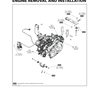 SSV MY20 Engine removal installation HD8 HD10 (Defender suppl.) 219101010 007 en Manual