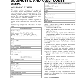 Diagnostic and Fault Codes (RXP Series) Manual