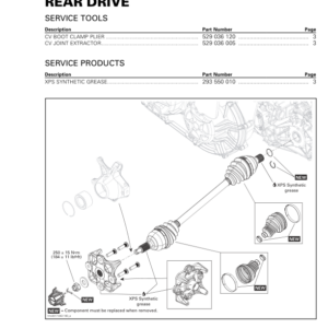 SSV 2017 Rear Drive (Maverick X3) Shop tmr2017 043 Manual