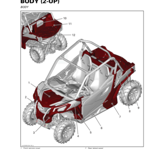 SSV 2020 Body 2 UP (Trail Sport) 219101008 014 Manual