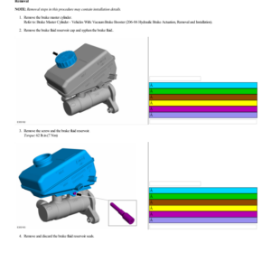 Brake Fluid Reservoir Vehicles With Vacuum Brake Booster G2224443 Manual