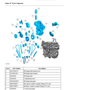 Engine Component View G2206262 Manual