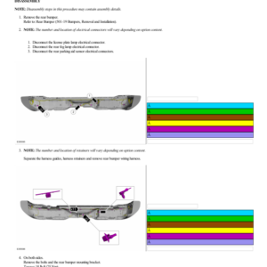 Rear Bumper G2227883 Manual