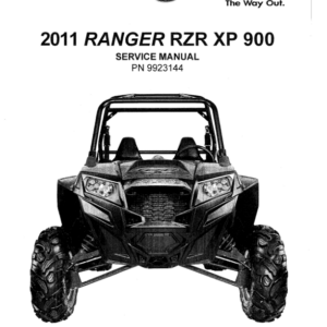 2011 RZR XP Manual