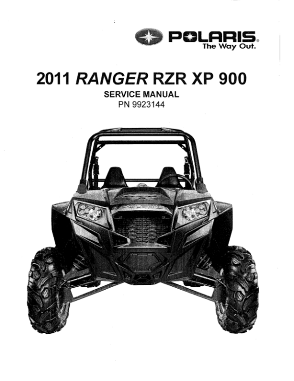 2011 RZR XP Manual