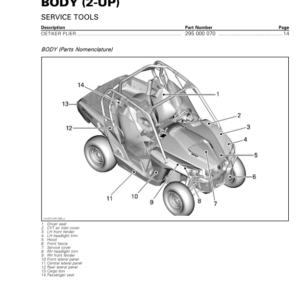 SSV Body (2 UP) (Commander) Shop tmr2016 017 Manual