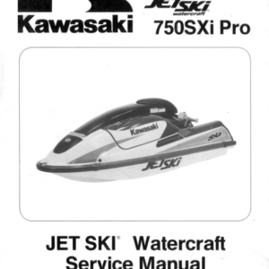 Kawasaki JetSki 750SXi Pro Manual