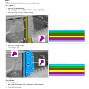 B Pillar Moulding G2242957 Manual