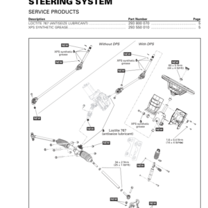 SSV Steering System (Traxter) Shop tmr2016 140 Manual