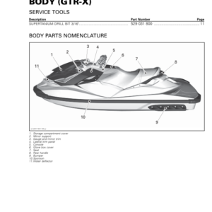 Body (GTR X) Manual