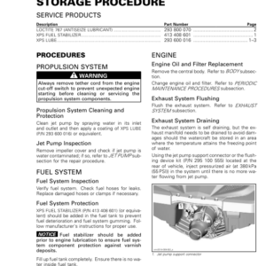 Storage procedure Manual