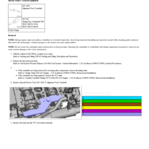 Camshafts G2186876 Manual