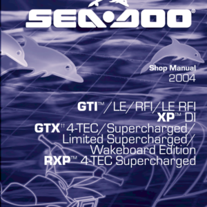 2004 seadoo shop Manual