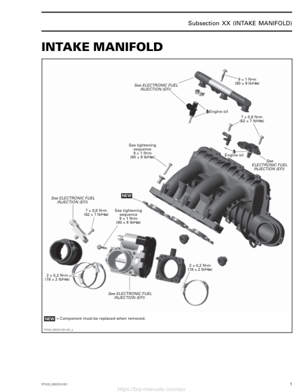 SSV 2020 Intake Manifold Repair RTX20 900SSV 001 en Manual