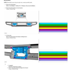 Front Bumper Modular G2236926 Manual