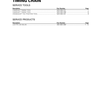 SSV Timing Chain (Defender) Shop tmr2016 118 Manual