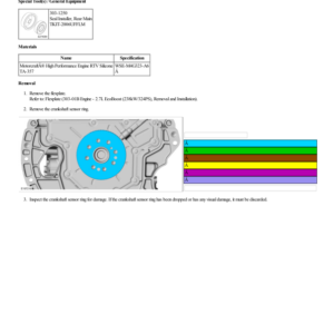 Crankshaft Rear Seal with Retainer Plate G2206273 Manual