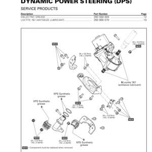 ATV 2019 Dynamic Power Steering (DPS) Outlander Suppl. 219100951 043 Manual