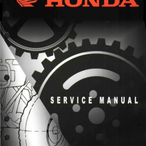 2009]Honda TRX450r Repair Manual