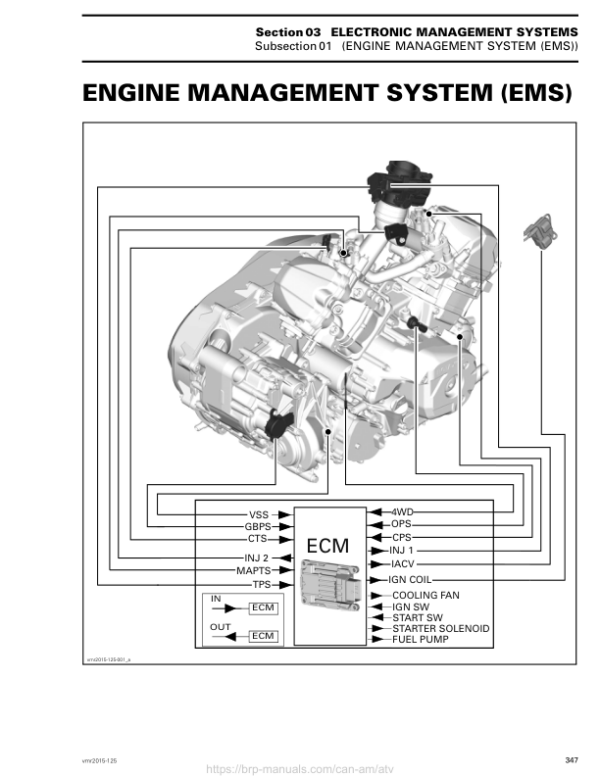 ATV 2015 OUTLANDER 6X6 (Engine Management System (EMS)) Shop 04cF6QAAU SM51Y015S10 vmr2015 125 Manual