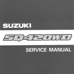 Suzuki SQ420WDservice pdf Manual