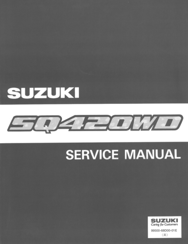 Suzuki SQ420WDservice pdf Manual