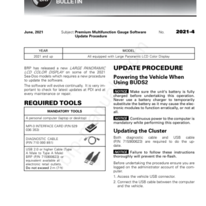 Premium Multifunction Gauge Software Update Procedure Manual