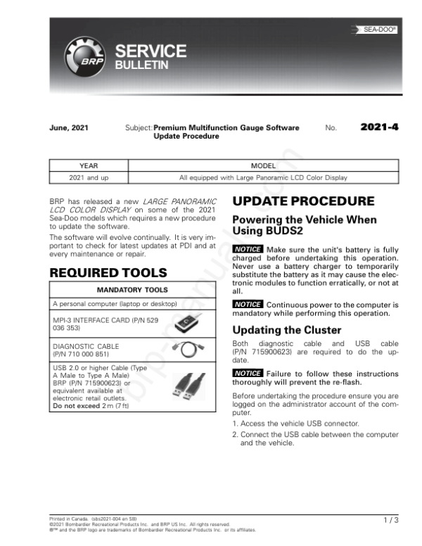 Premium Multifunction Gauge Software Update Procedure Manual