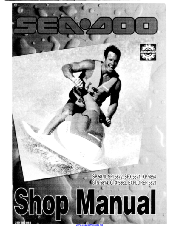 1994 seadoo shop Manual