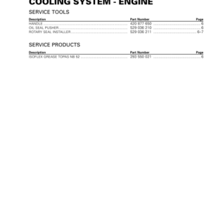 SSV 2017 Cooling System Engine (Maverick X3) Shop tmr2017 015 Manual