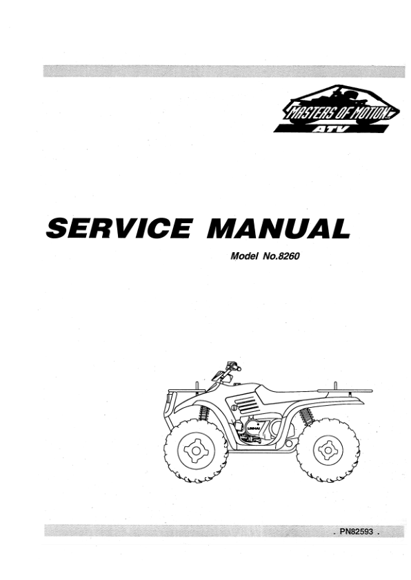 Linhai ATV Manual