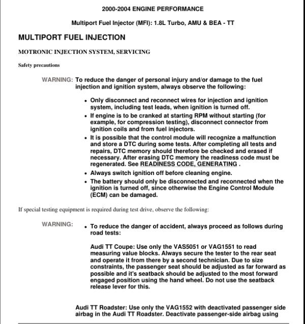 Fuel Injection Manual