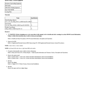 Water Drain Panel G2230172 Manual