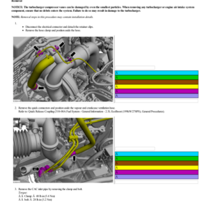 Charge Air Cooler (CAC) Intake Pipe G2222740 Manual