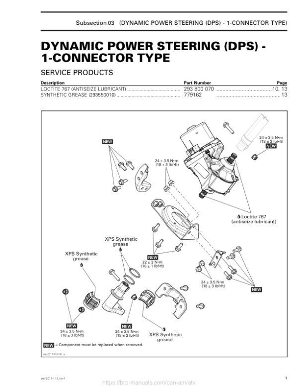 ATV DPS 1 Connect (Out) Shop man vmr2017 113 rev2 Manual